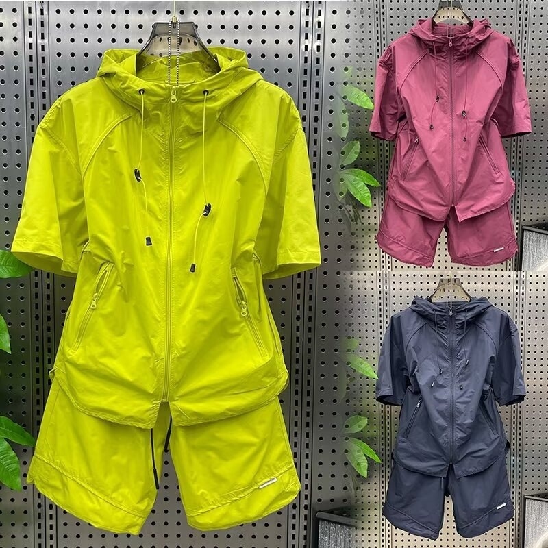 Outdoor Sports Outfit - طقم صيفي رجالي خفيف للاستخدام الخارجي