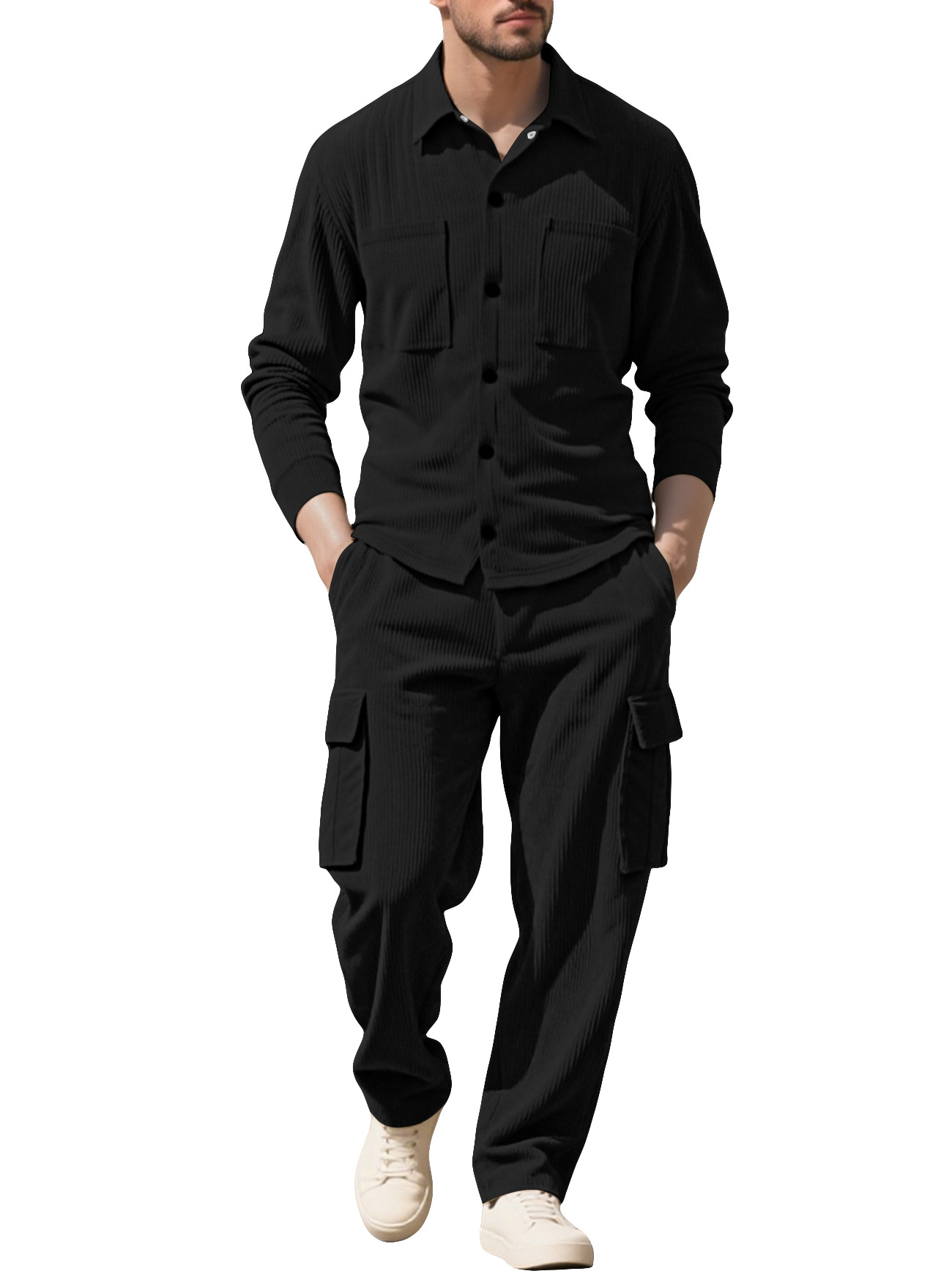 بدلة رياضية رجالية من قماش الك - مراجعة Outdoor Sports Outfit وسعره