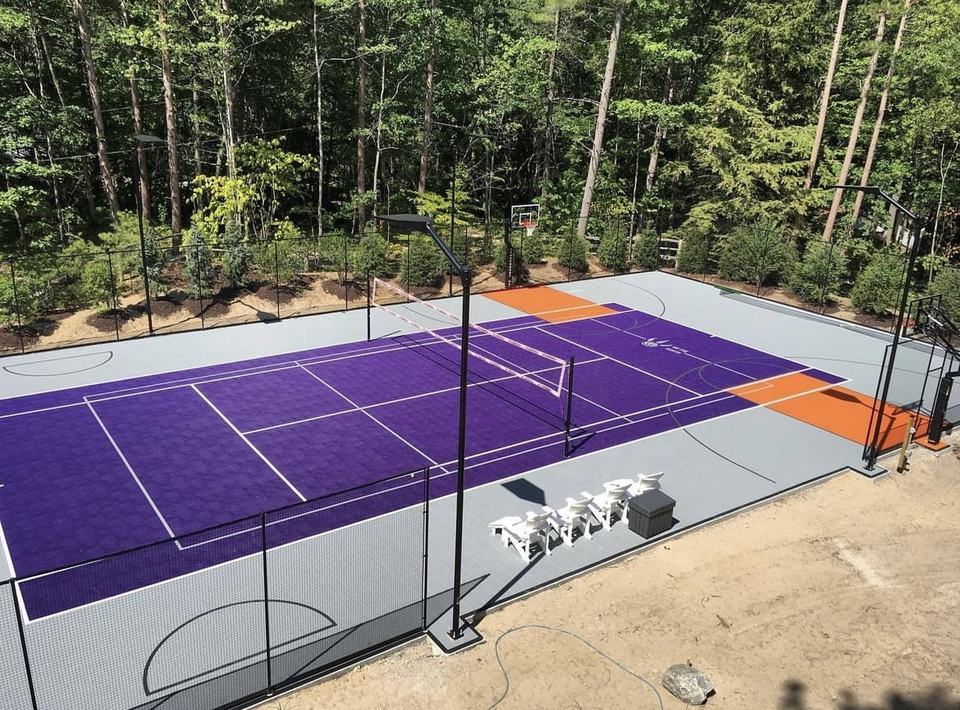 بلاط أرضي متشابك صديق للبيئة ل - مراجعة Outdoor Sport Court Tiles وسعره