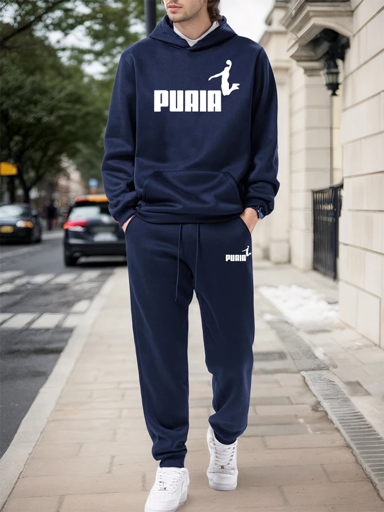 طقم رجالي/هودي/بنطلون خريف وشت - مراجعة Outdoor Sports Outfit وسعره