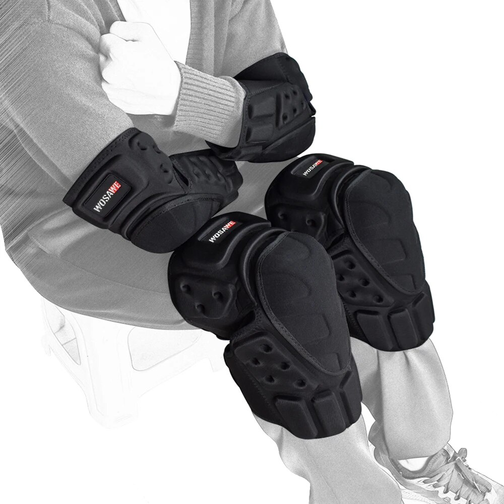 WOSAWE MTB حامي الركبة للدراجة - مراجعة Mtb Elbow Pad وسعره