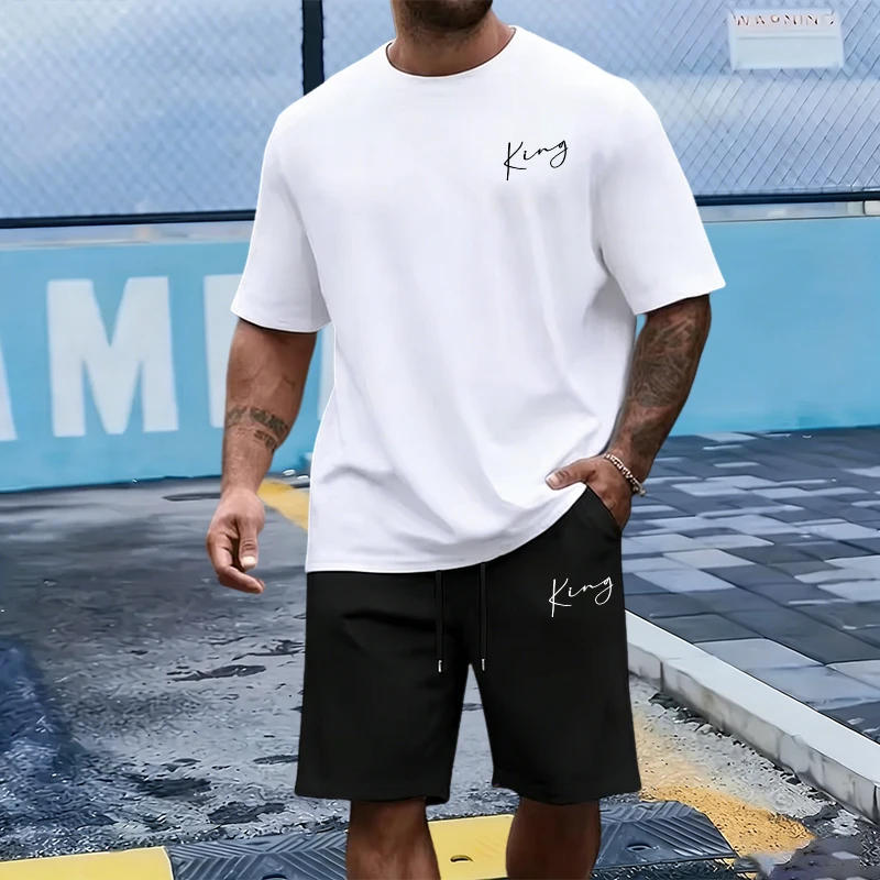 طقم رجالي من King Letter: تي ش - مراجعة Outdoor Sports Outfit وسعره
