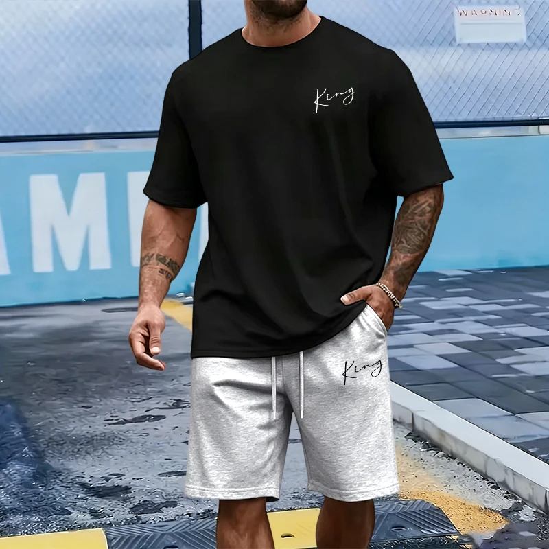 طقم رجالي من King Letter: تي ش - مراجعة Outdoor Sports Outfit وسعره