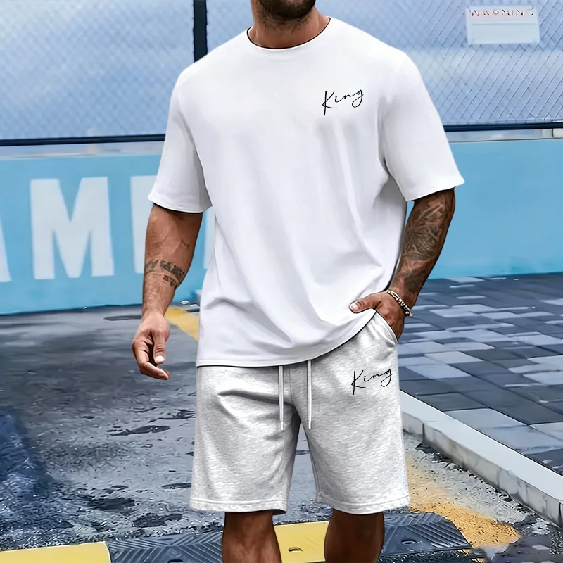 طقم رجالي من King Letter: تي ش - مراجعة Outdoor Sports Outfit وسعره